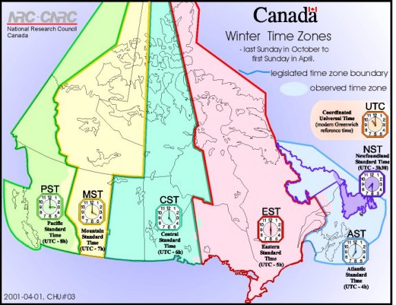 time zone map canada. Time+zones+map+of+canada